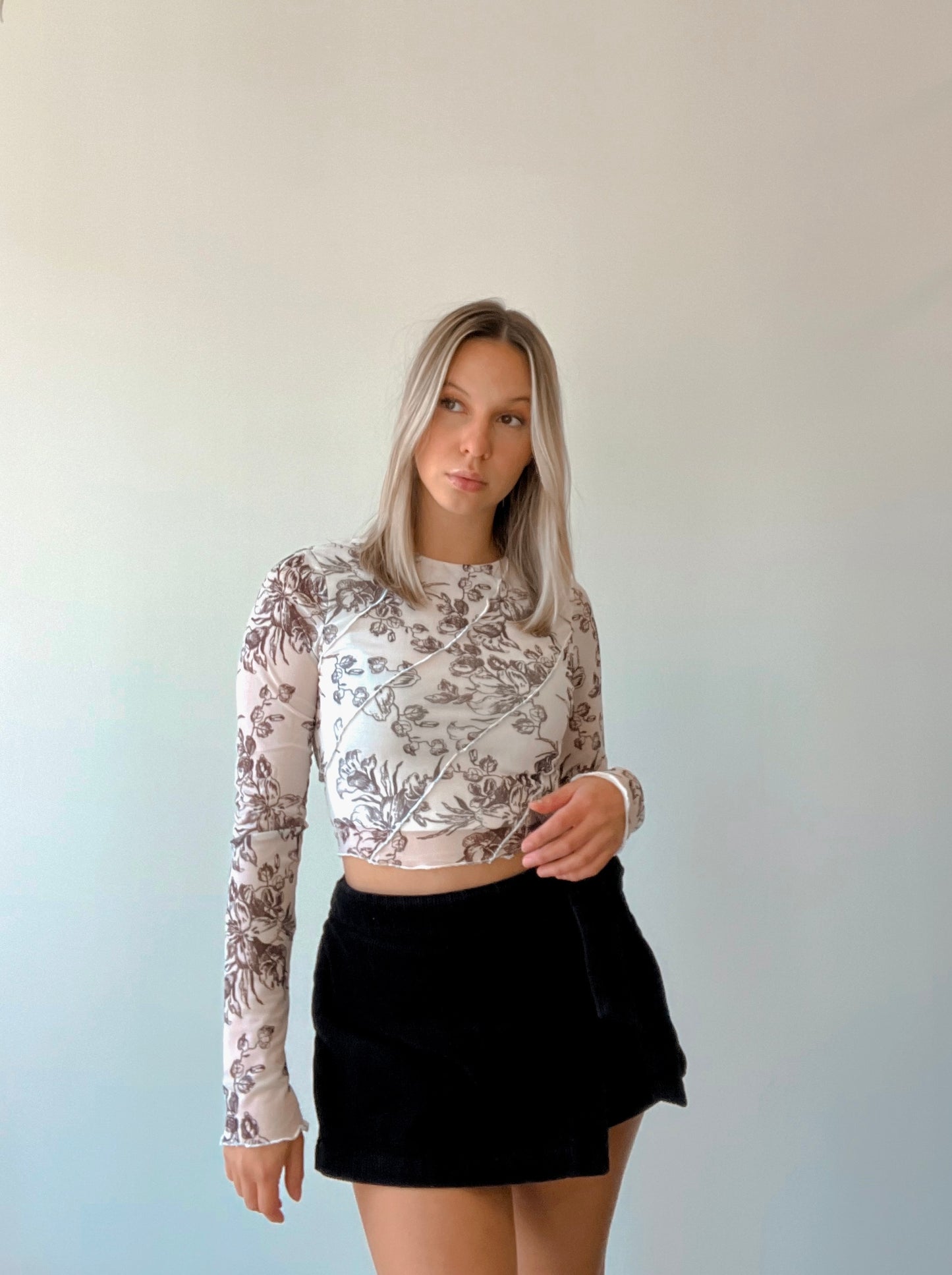 Maris Mesh Long Sleeve Top