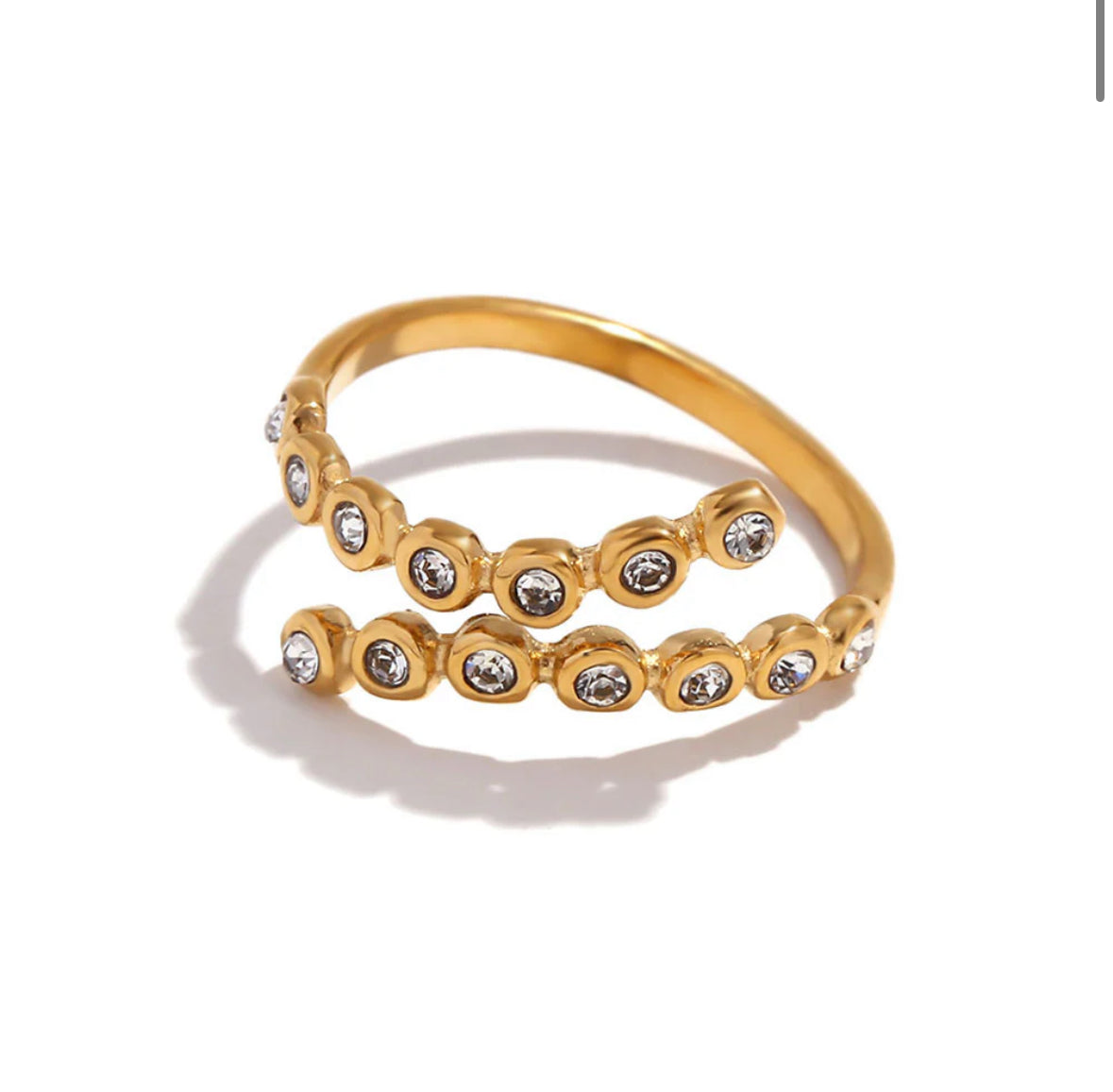 Cross Cross Gems Ring