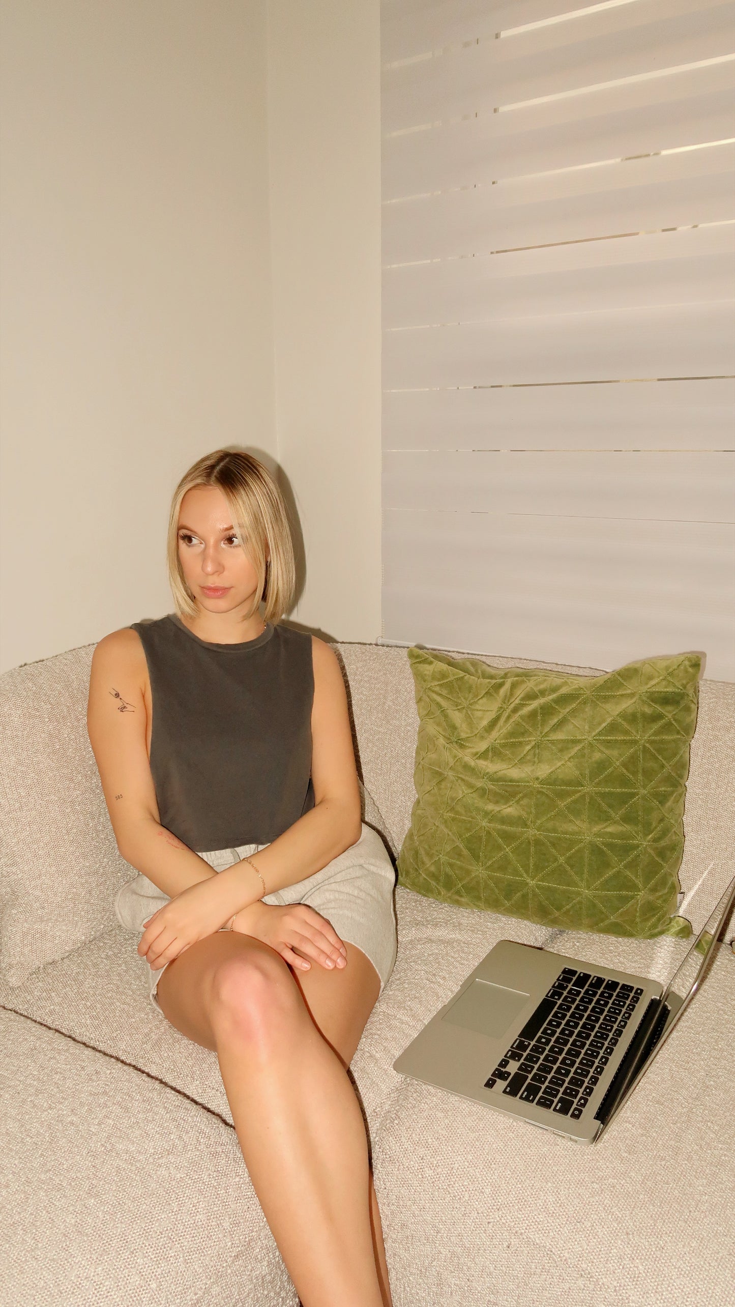 Gemma Cropped Muscle Tank