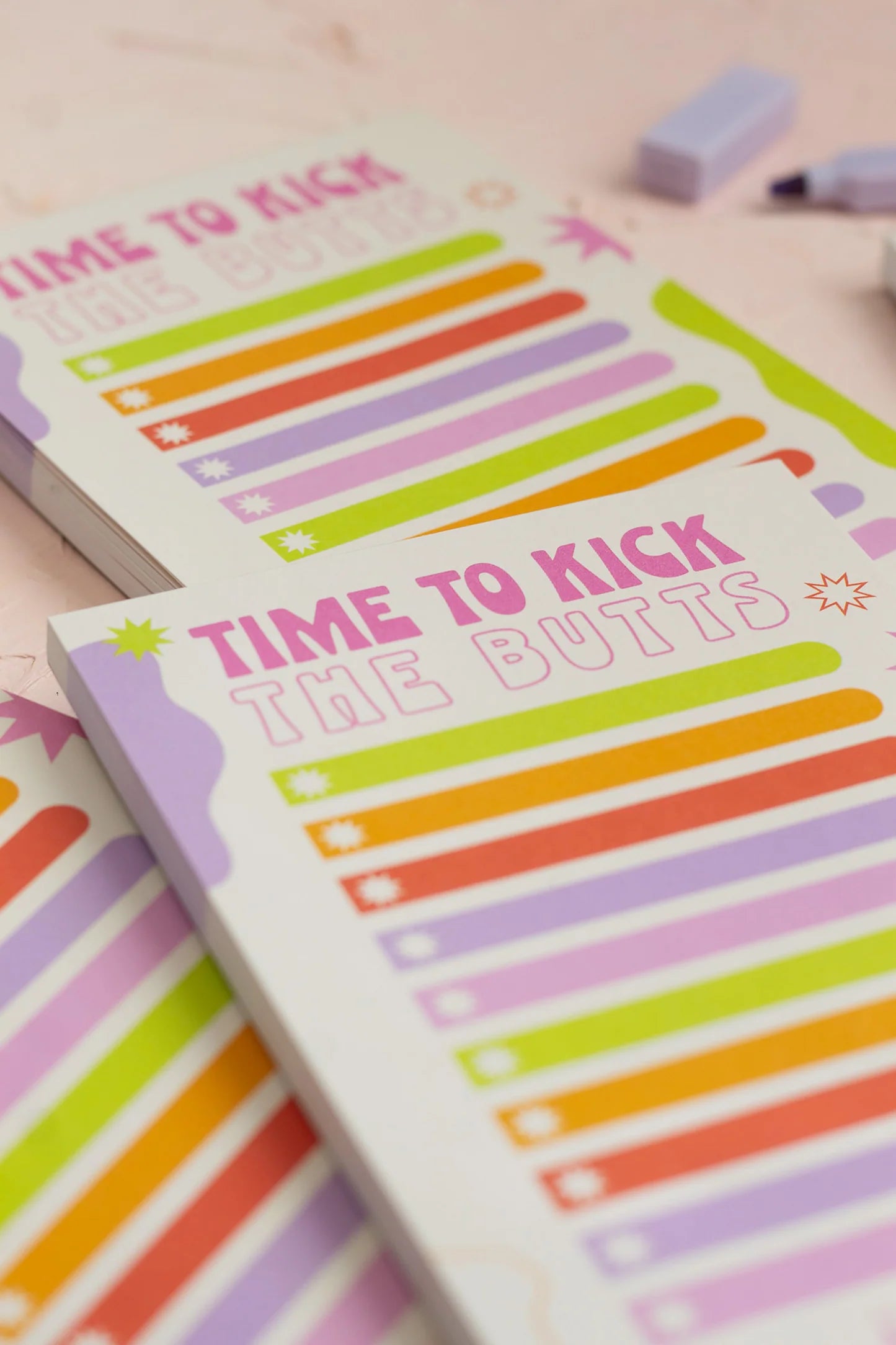 Time To Kick The Butts Notepad