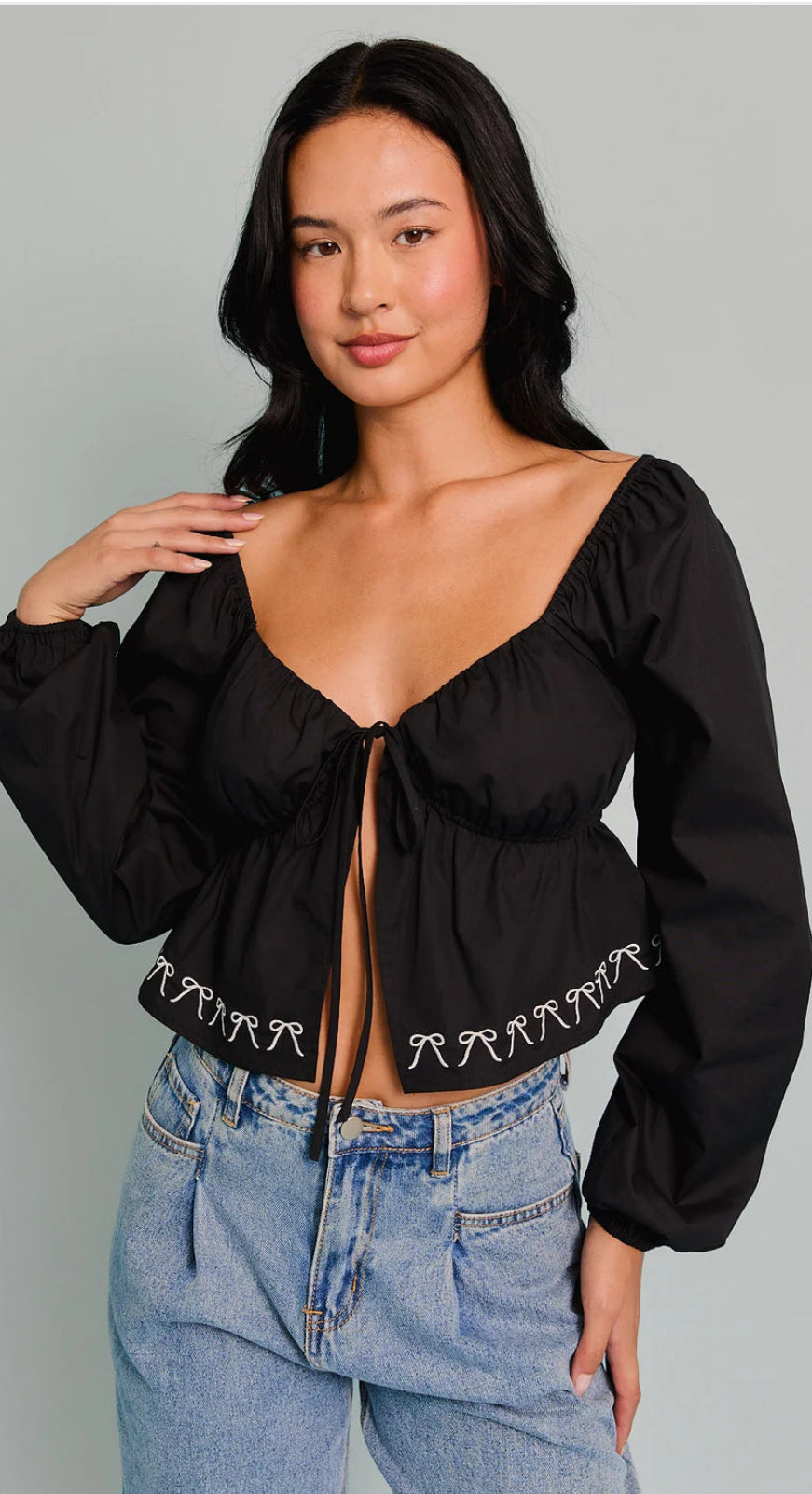 Boho Embroidered Blouse