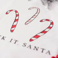 Suck it Santa Tea Towel