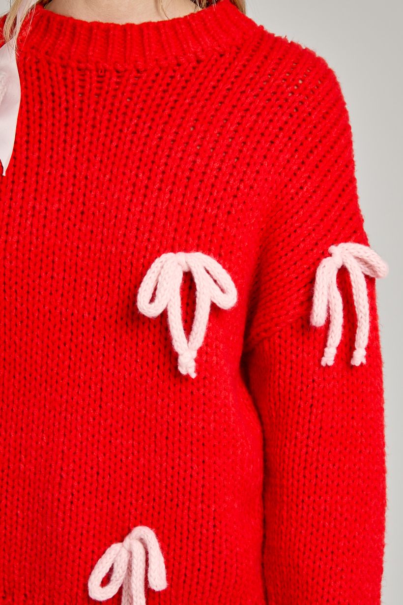 Sugarplum Bow Sweater