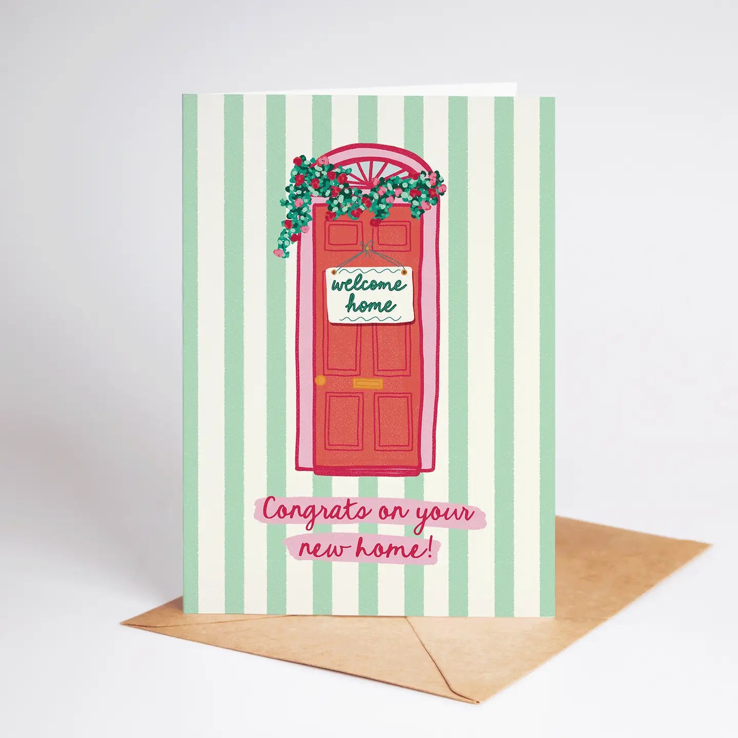 Congrats On Your New Home! Moving Housewarming Greeting Card