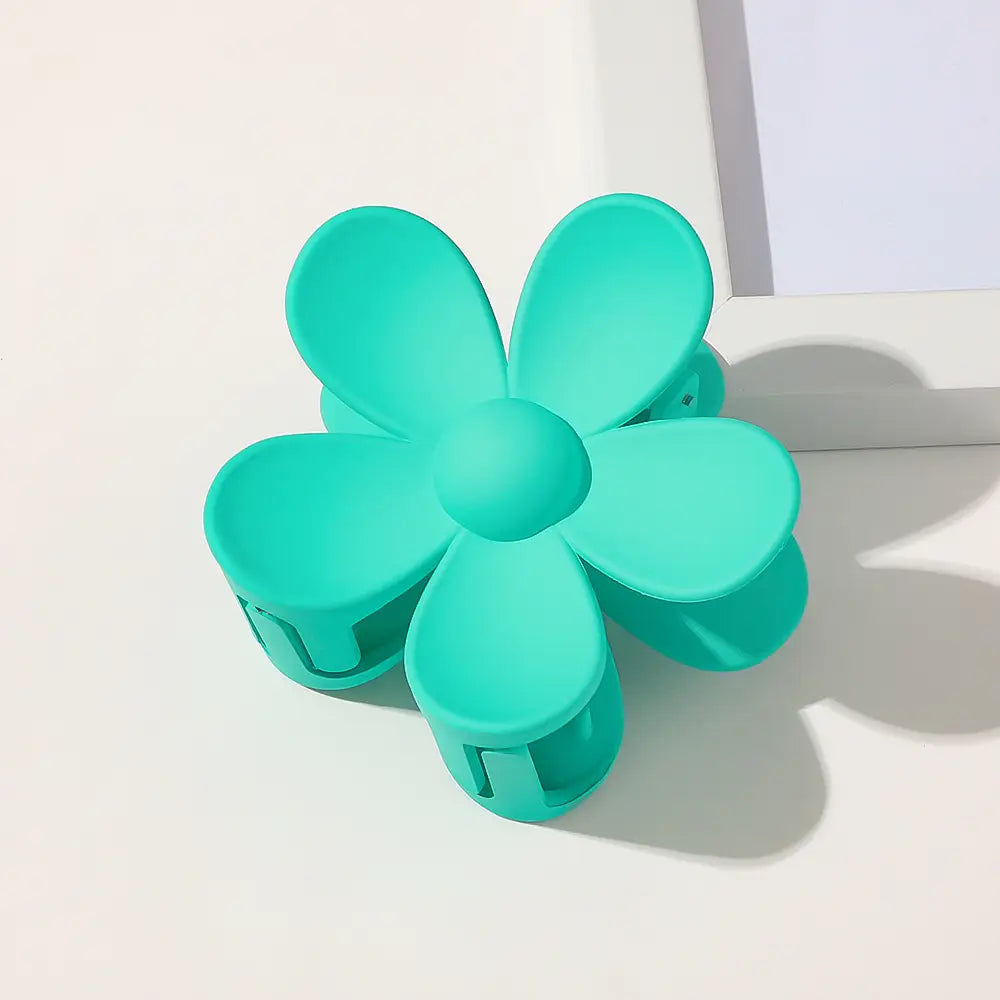Matte Flower Claw Clip