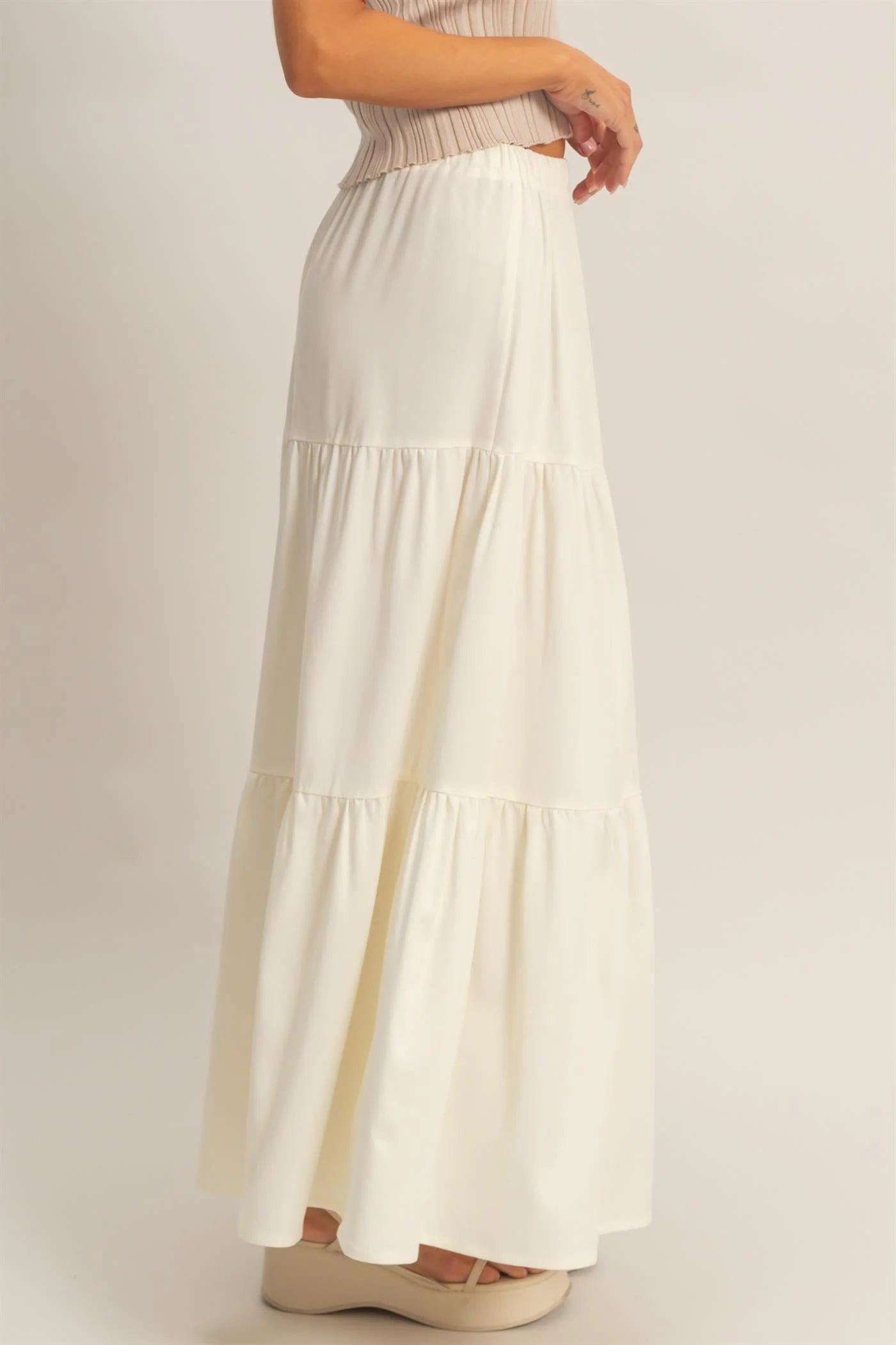 Buttercream Tiered Skirt