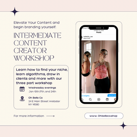 Intermediate Content Creator Workshop
