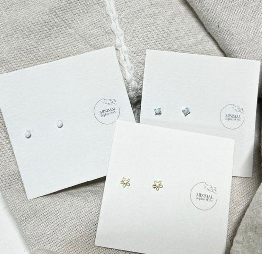 18K Gold Plated Dainty Earrings