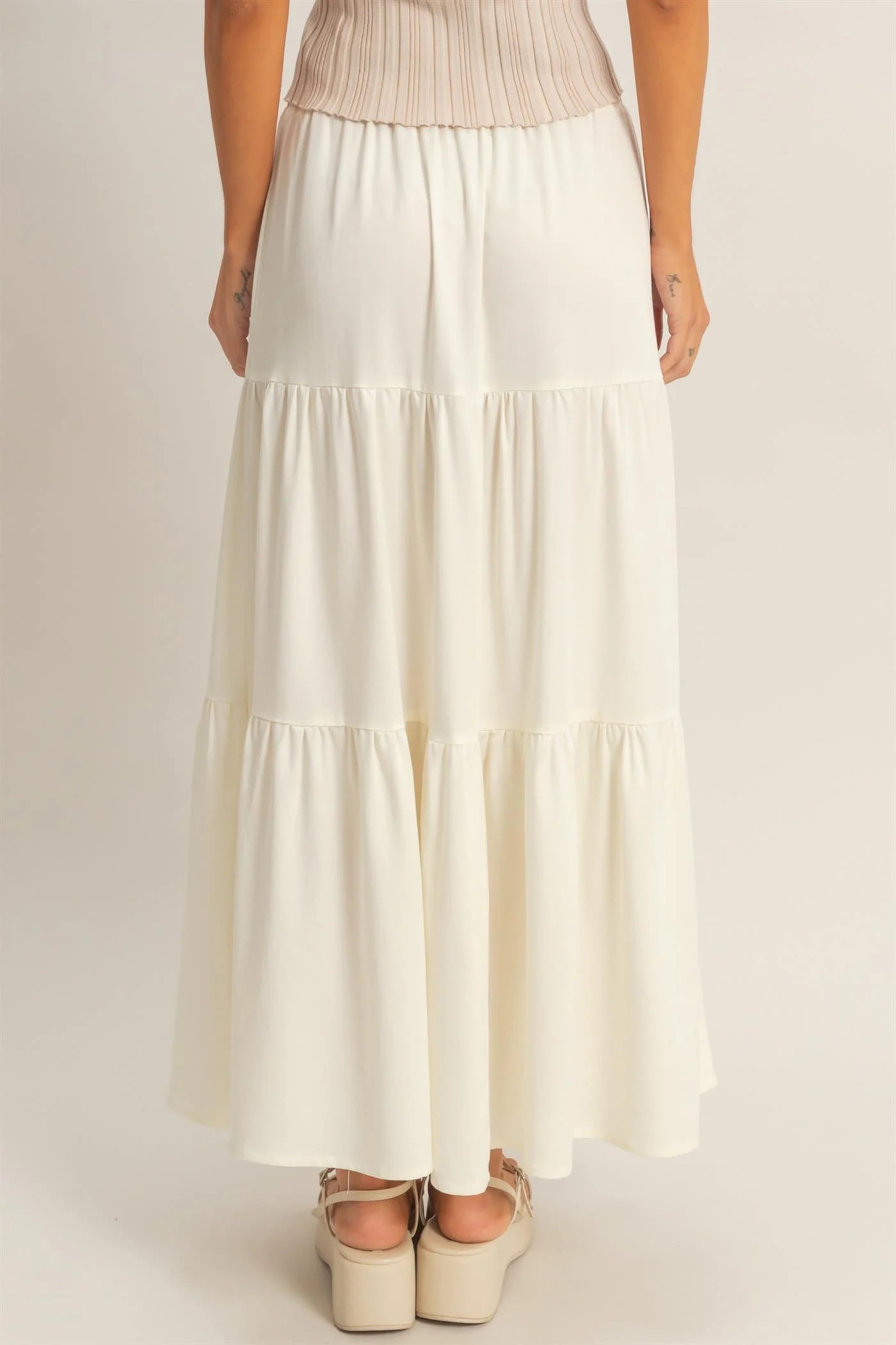 Buttercream Tiered Skirt