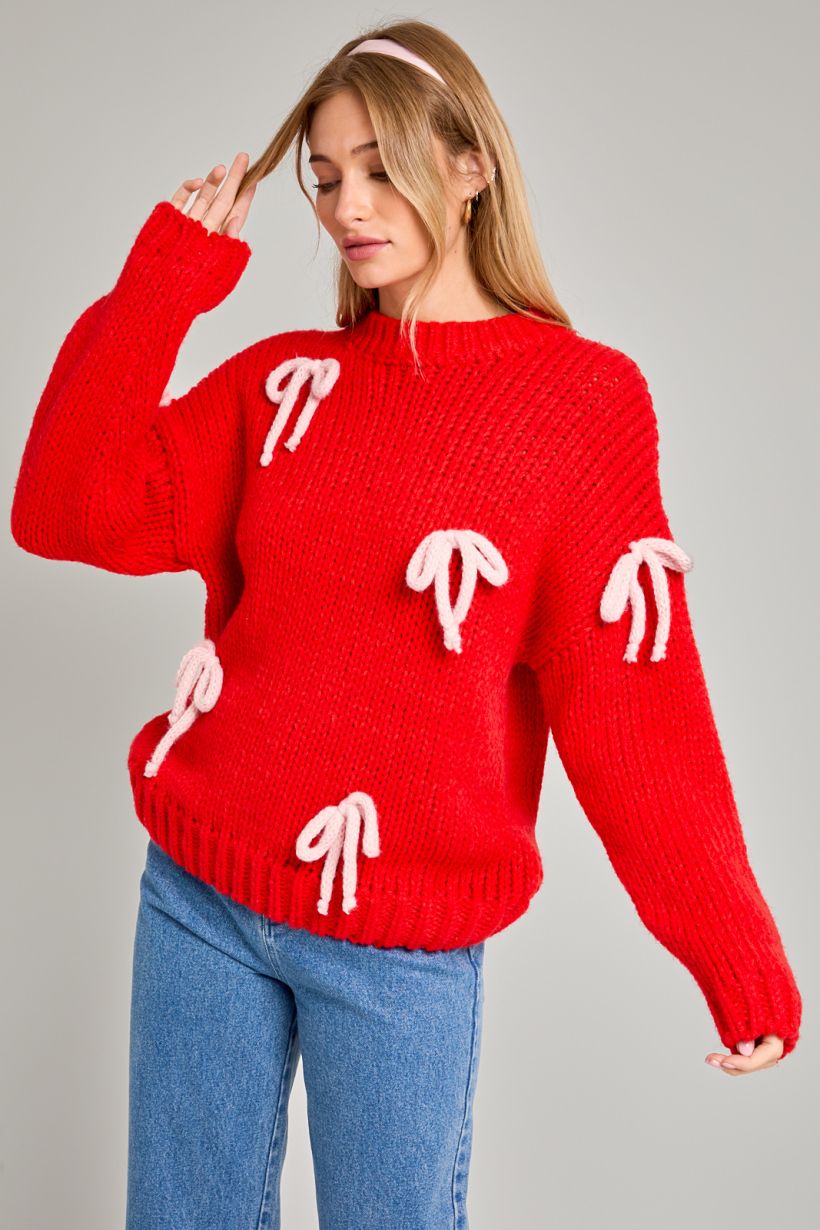 Sugarplum Bow Sweater