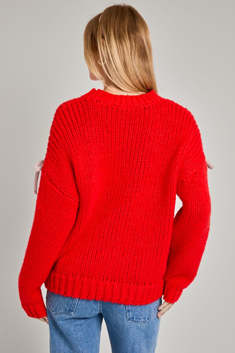 Sugarplum Bow Sweater