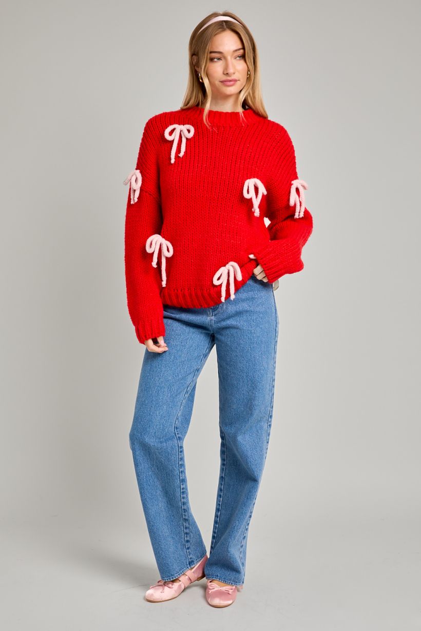 Sugarplum Bow Sweater