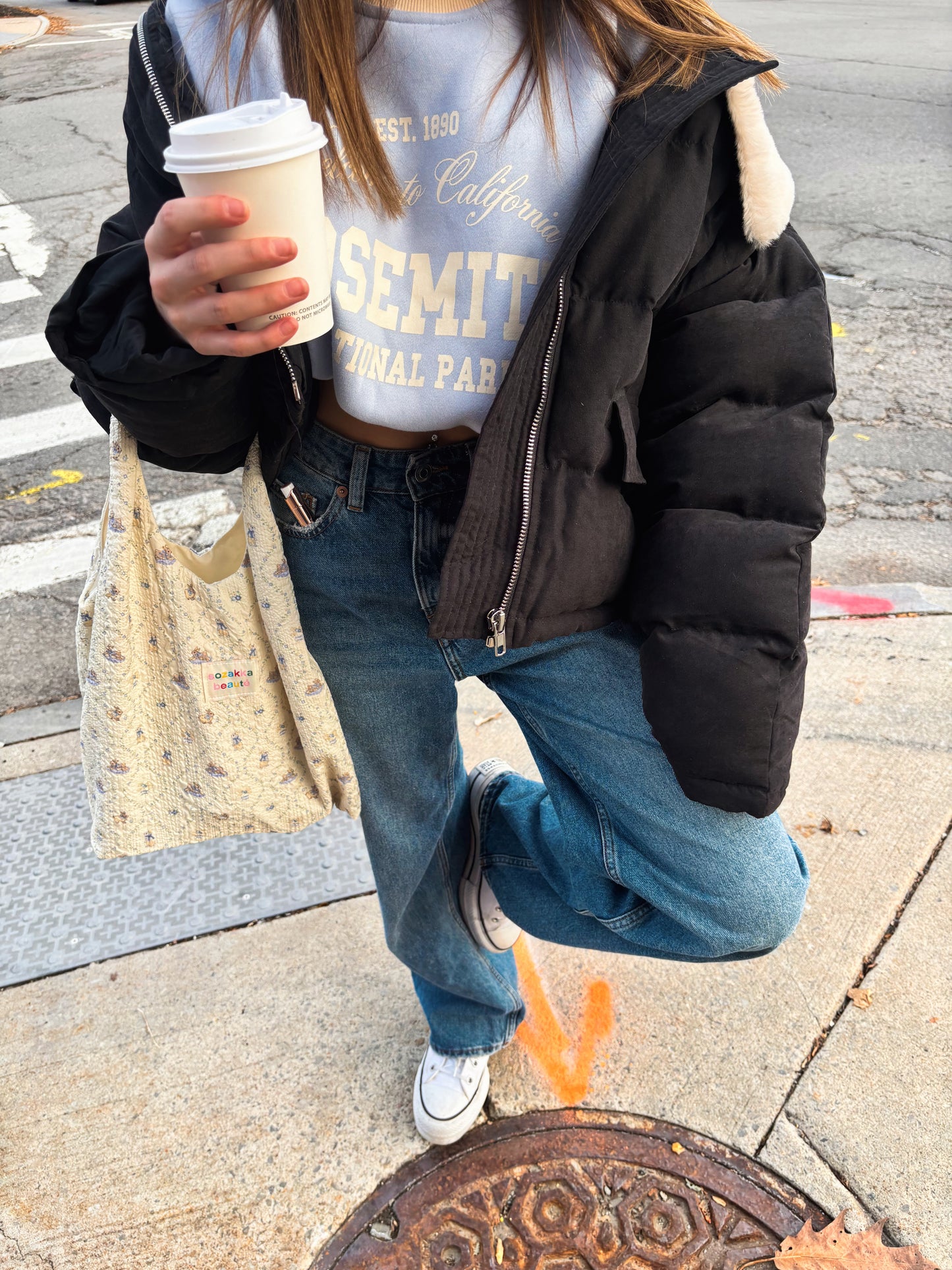 Vintage-Inspired Yosemite Crewneck Top