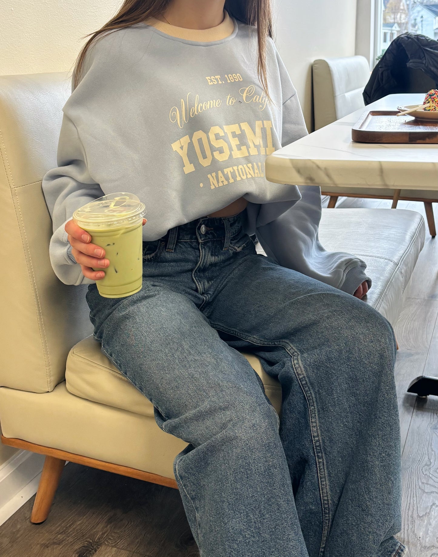 Vintage-Inspired Yosemite Crewneck Top