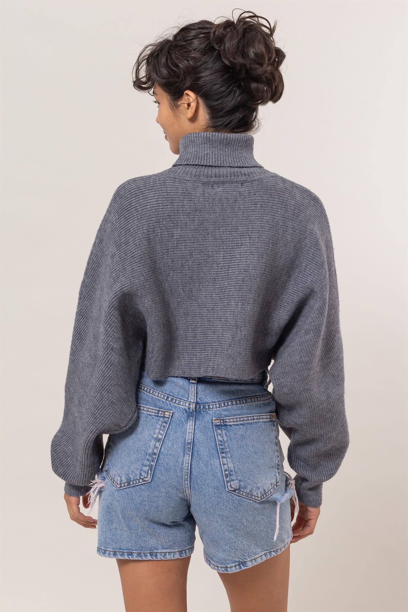 Willa Turtleneck Cropped Sweater