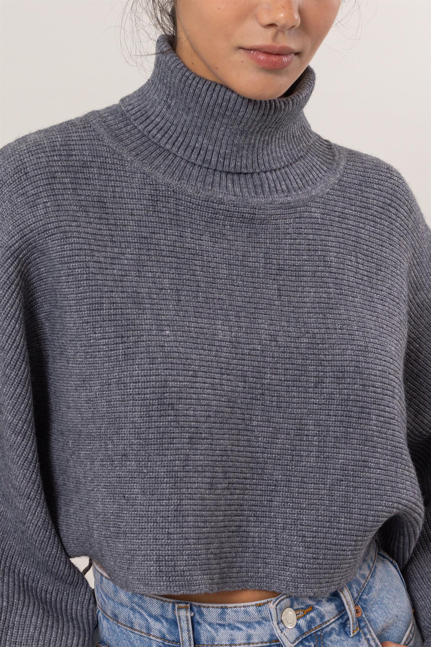 Willa Turtleneck Cropped Sweater