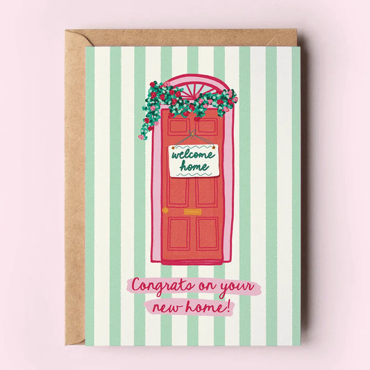 Congrats On Your New Home! Moving Housewarming Greeting Card