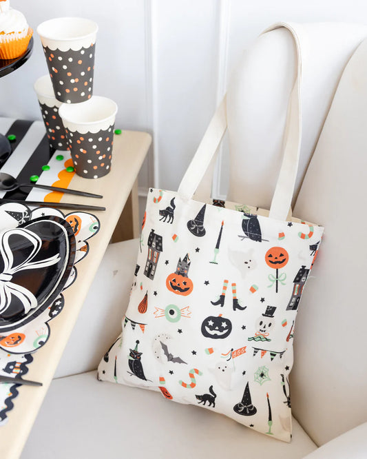 TRICKS & TREATS CANVAS TOTE BAG