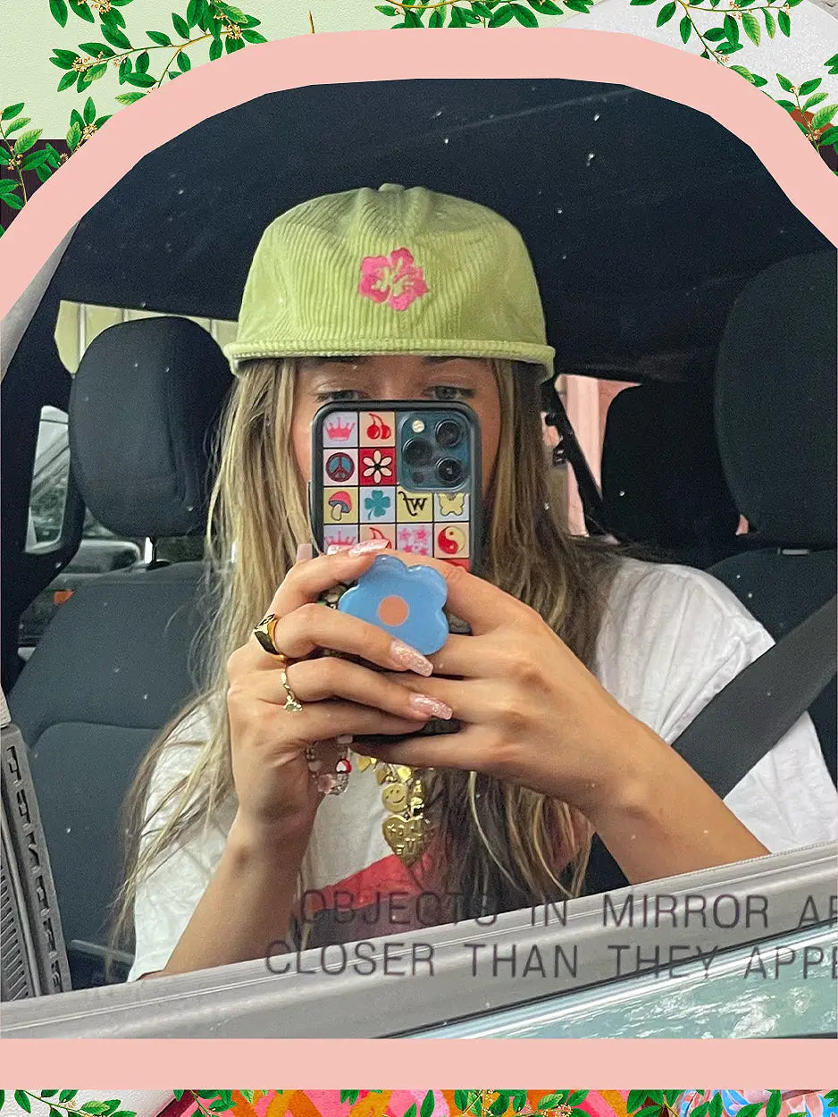 Embroidered Corduroy Hats
